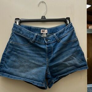 SO Blue Jean Shorts with Rolled Hems